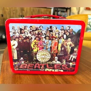 Sgt. Pepper Beatles Red Lunchbox